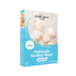 Cồi Sò Điệp Sashimi Hokkaido 350g – Ocean Gems
